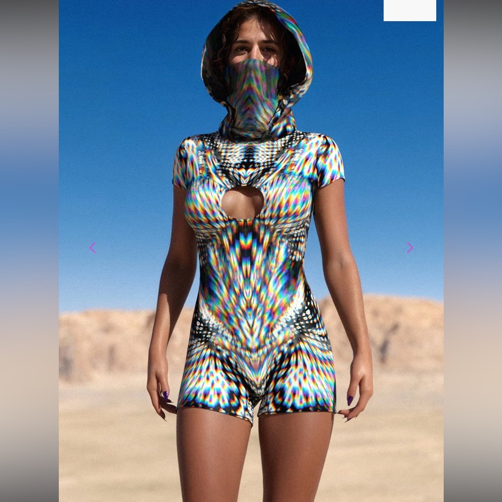 Candy Catz Undercurrent Short Sleeve Bodysuit Set